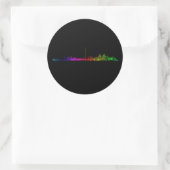 Toronto Rainbow Ronde Sticker (Tas)
