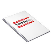 Toronto Red Aloha Bands Light-Color Notitieboek (Rechterzijde)