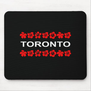 Toronto Red Aloha blaast donkere kleur Muismat