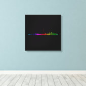 Toronto Regenboog Canvas Afdruk (Insitu (Houten vloer))