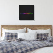 Toronto Regenboog Canvas Afdruk (Insitu (Slaapkamer))