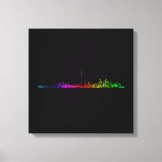 Toronto Regenboog Canvas Afdruk