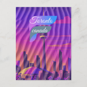 Toronto reisansichtkaart, canada reisansichtkaart, briefkaart