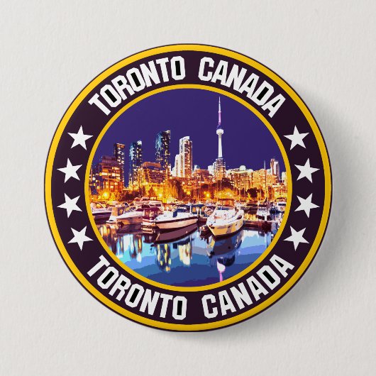 Toronto Ronde Button 7,6 Cm (Voorkant)