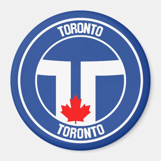 Toronto Round Emblem Magneet (Voorkant)