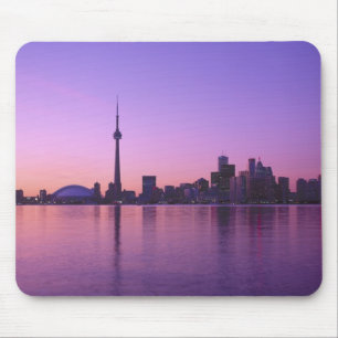 Toronto silhouet bij nacht, Ontario, Canada Muismat