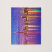 Toronto Silhouet bij Schemering Legpuzzel (Verticaal)