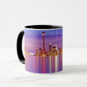 Toronto Silhouet bij schemering Mok (Voorkant links)