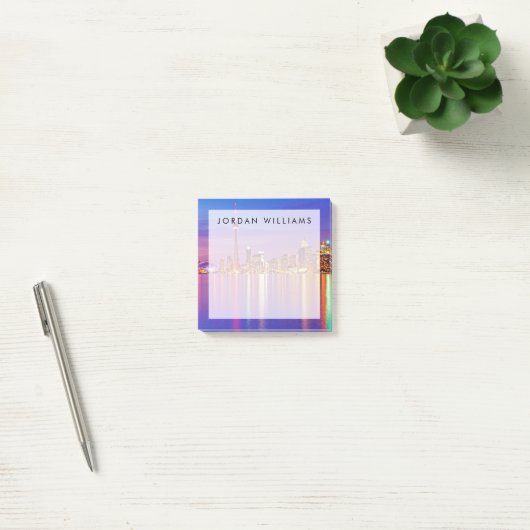 Toronto Silhouet bij schemering Post-it® Notes (Kantoor)