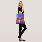 Toronto Silhouet bij schemering Tote Bag (Op model)