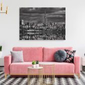 Toronto Silhouet bij Sheldon Lookout Reflectie No Canvas Afdruk (Insitu (Woonkamer))