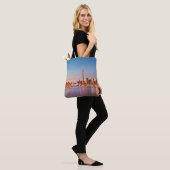 Toronto Silhouet bij Zonsondergang Tote Bag (Op model)