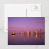 Toronto silhouet, Ontario, Canada Briefkaart (Voorkant / Achterkant)