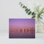 Toronto silhouet, Ontario, Canada Briefkaart (Staand voorkant)