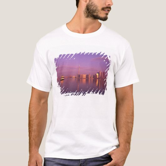 Toronto silhouet, Ontario, Canada T-shirt (Voorkant)
