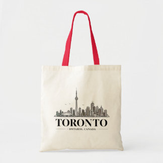 Toronto Silhouette Neutrale Shopper Tote Bag