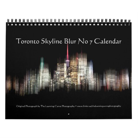 Toronto Silhouette Vervaaging Nr 7 Kalender (Hoes)