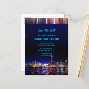 TORONTO Sjabloon voor datum opslaan, Toronto ansic Briefkaart
