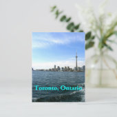 Toronto Sky Line en CN Tower. Briefkaart (Staand voorkant)