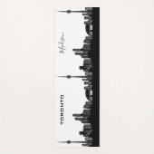 Toronto Skyline aangepaste naam / tekst yoga mat (Voorkant)
