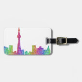 Toronto skyline bagagelabel (Voorkant horizontaal)