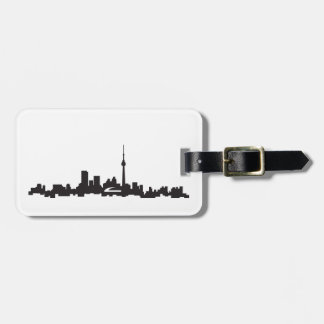 Toronto skyline bagagelabel