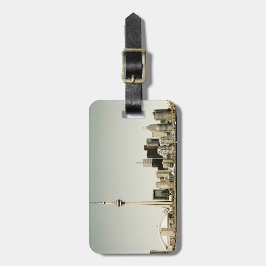 toronto skyline bagagelabel (Voorkant verticaal)