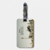 toronto skyline bagagelabel (Achterkant verticaal)