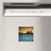 Toronto skyline bij zonsondergang, genomen van Che Magneet (Insitu (Vaatwasser))