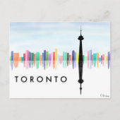 Toronto Skyline Briefkaart (Voorkant)