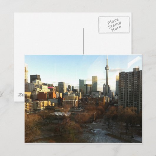 Toronto Skyline Briefkaart (Voorkant / Achterkant)