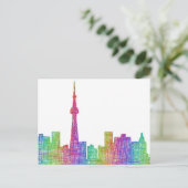 Toronto skyline briefkaart (Staand voorkant)