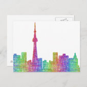 Toronto skyline briefkaart (Voorkant / Achterkant)