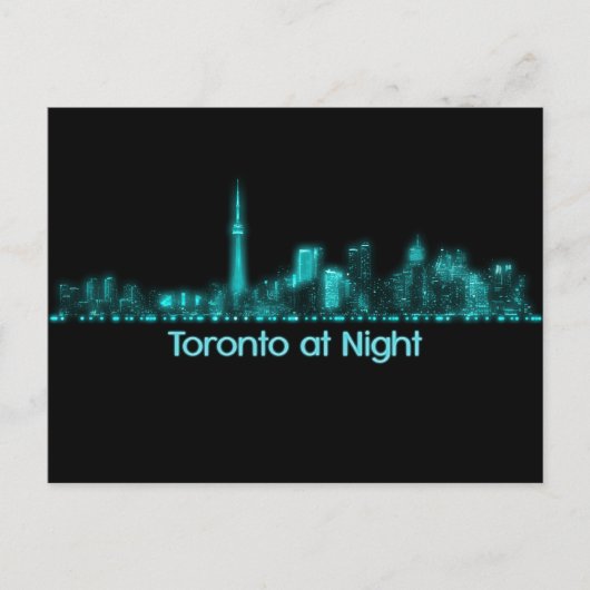 Toronto Skyline Briefkaart (Voorkant)