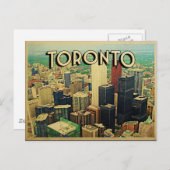 Toronto Skyline Briefkaart (Voorkant / Achterkant)
