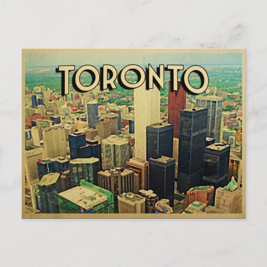 Toronto Skyline Briefkaart (Voorkant)