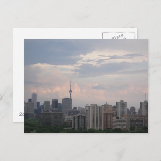 Toronto Skyline Briefkaart (Voorkant / Achterkant)