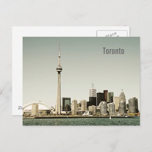 Toronto skyline briefkaart (Voorkant / Achterkant)