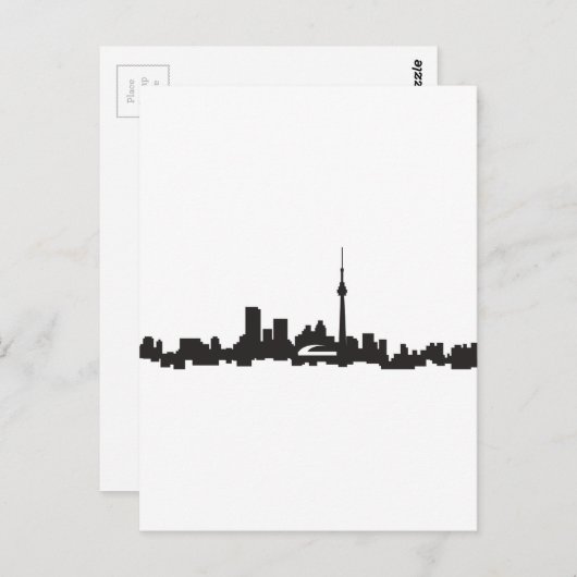 Toronto skyline briefkaart (Voorkant / Achterkant)