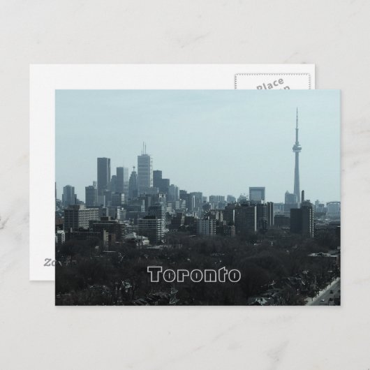 Toronto skyline briefkaart (Voorkant / Achterkant)