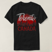 Toronto Skyline Canada T-shirt (Design voorkant)