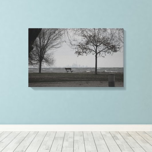 Toronto Skyline Canvas Afdruk (Insitu (Houten vloer))