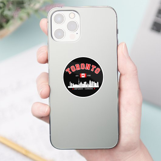 Toronto Skyline City Sticker (Telefoon)