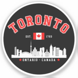 Toronto Skyline City Sticker