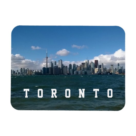 Toronto skyline fridge magnet magneet (Horizontaal)