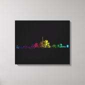 Toronto Skyline Gradient Canvas Afdruk (Voorkant)