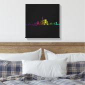 Toronto Skyline Gradient Canvas Afdruk (Insitu (Slaapkamer))