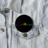Toronto Skyline Gradient Ronde Button 7,6 Cm (In situ)
