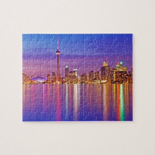 Toronto Skyline in Dusk Legpuzzel
