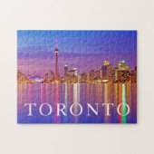 Toronto Skyline in Dusk Legpuzzel (Horizontaal)